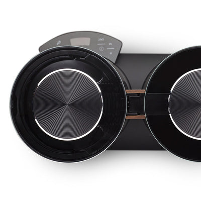 Cafetière filtre Vision Luxe 12 tasses avec tableau de bord rotatif