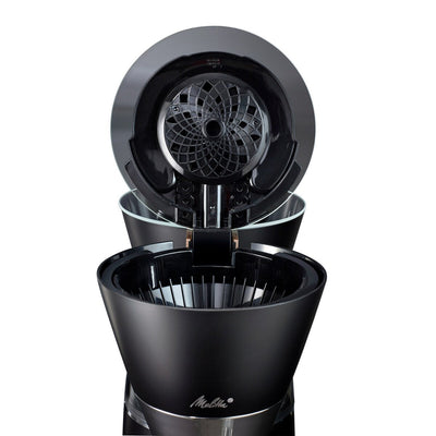Cafetière filtre Vision Luxe 12 tasses avec tableau de bord rotatif