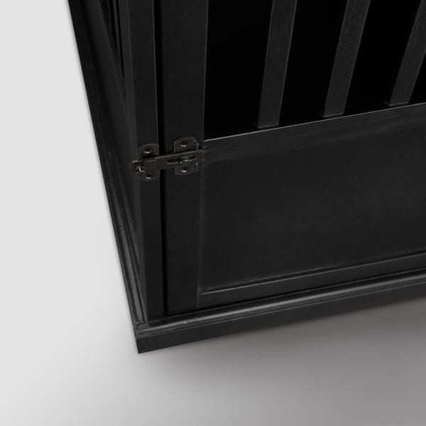 Table d'appoint en bois pour cage pour animaux de compagnie avec porte verrouillable