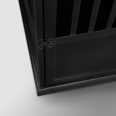 Table d'appoint en bois pour cage pour animaux de compagnie avec porte verrouillable