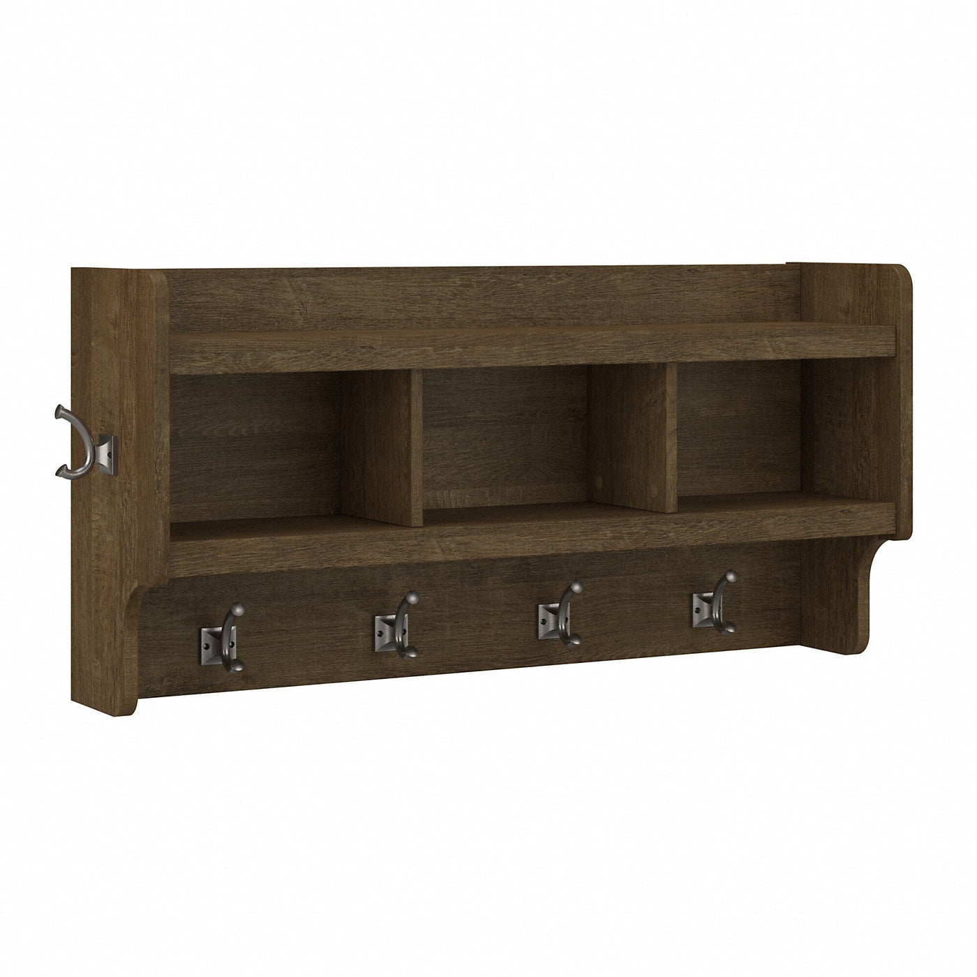 Porte-manteau mural Woodland 40 W avec étagère par Bush Furniture